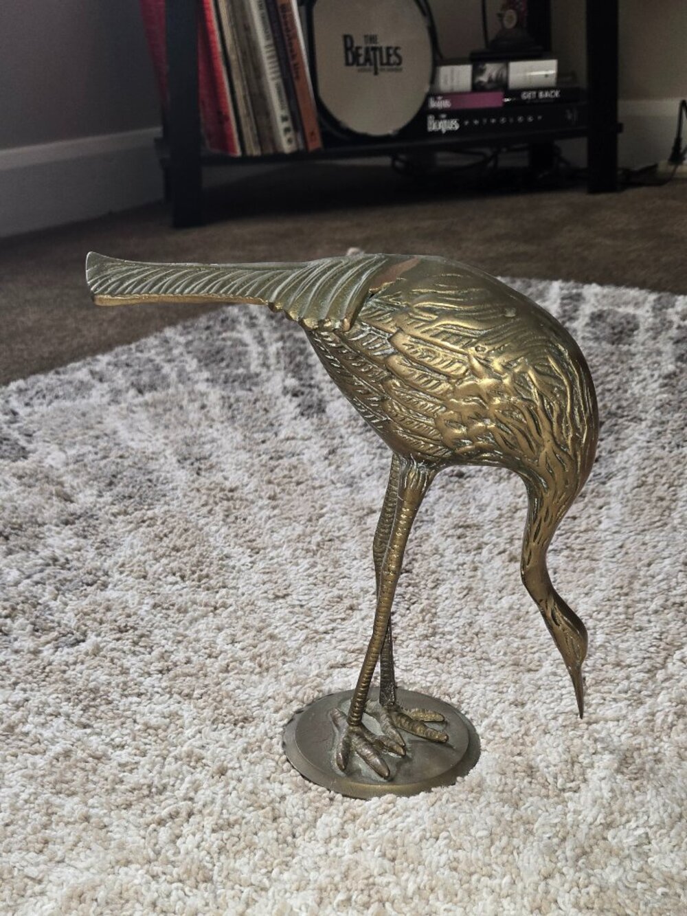 Brass Crane MCM Vintage